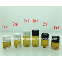 Mini Amber Glass Vial Bottle